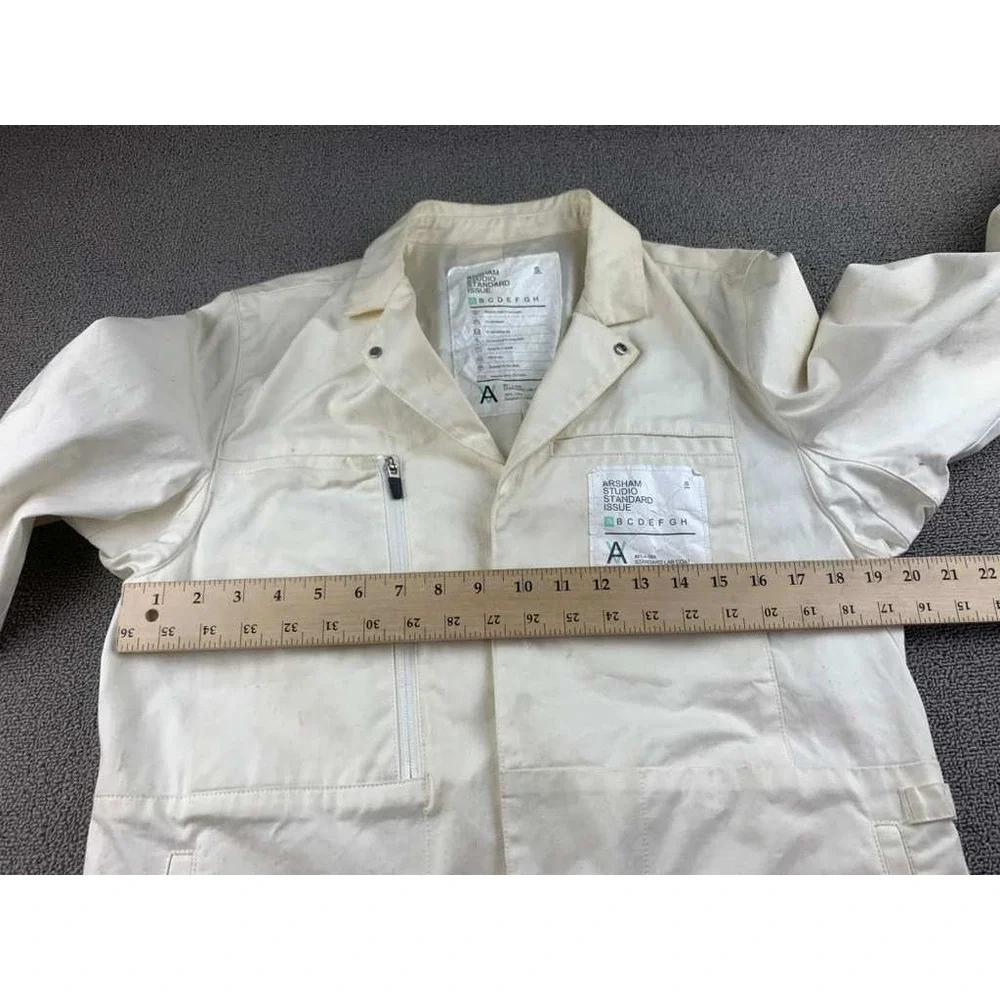 Kith x Daniel Arsham Studio Standard Issue Lab Coat Men S White Cotton #01-A-000